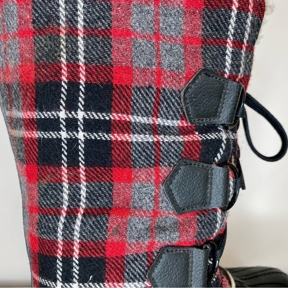 Skechers Highlander KLONDIKE Buffalo Plaid
Black & Red Lace Boots 6.5 - Picture 3 of 13